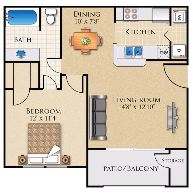 Unit 3147 3147 floor plan